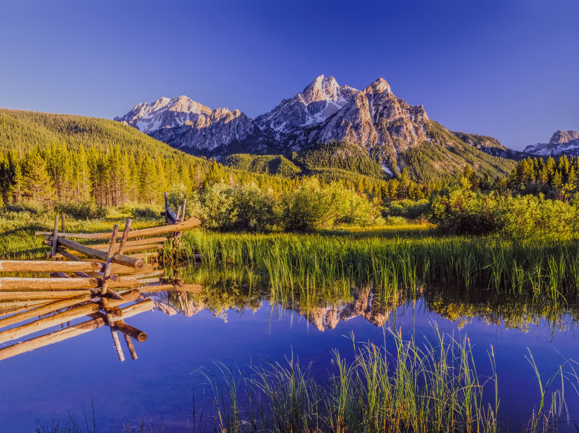 The Sawtooth Mountain Range, Stanley Idaho