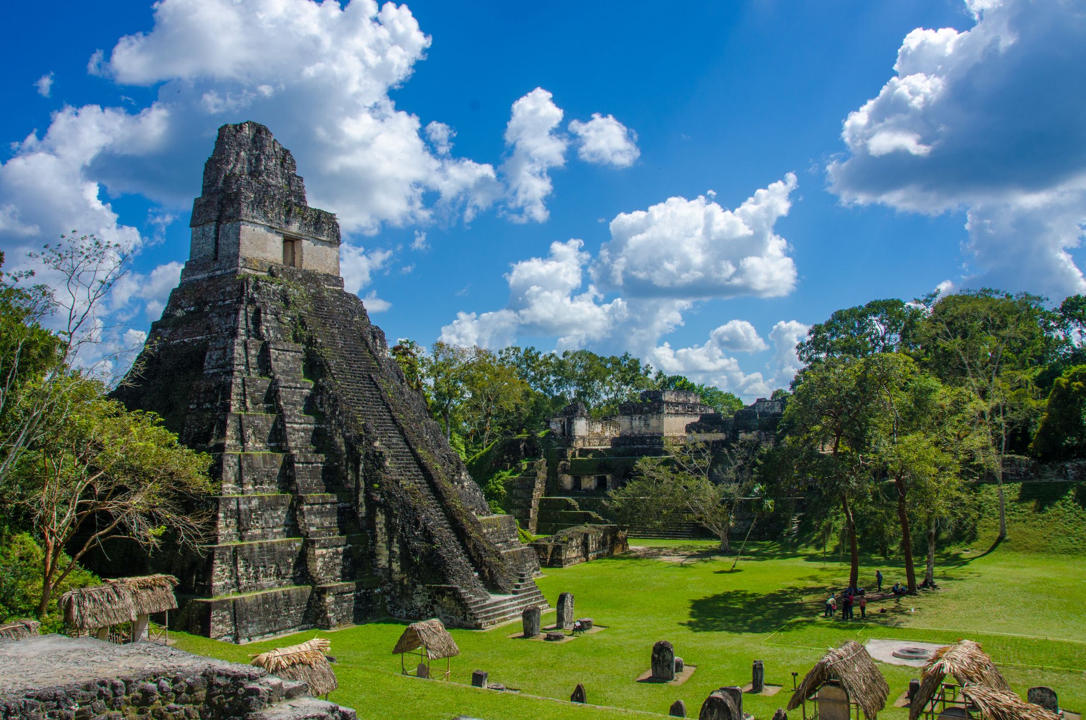 Ruins in the Maya City Tikal in Guatemala