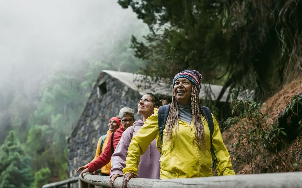 Group of travel people going for an adventure