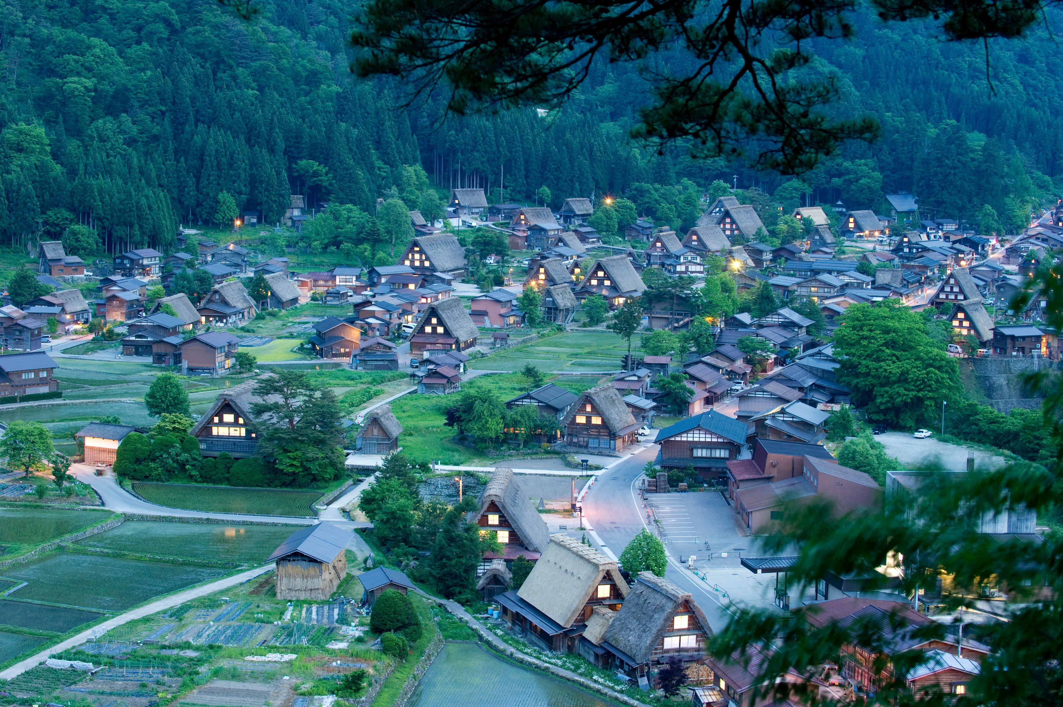 Traditional Japanese village of Shirakawa-go