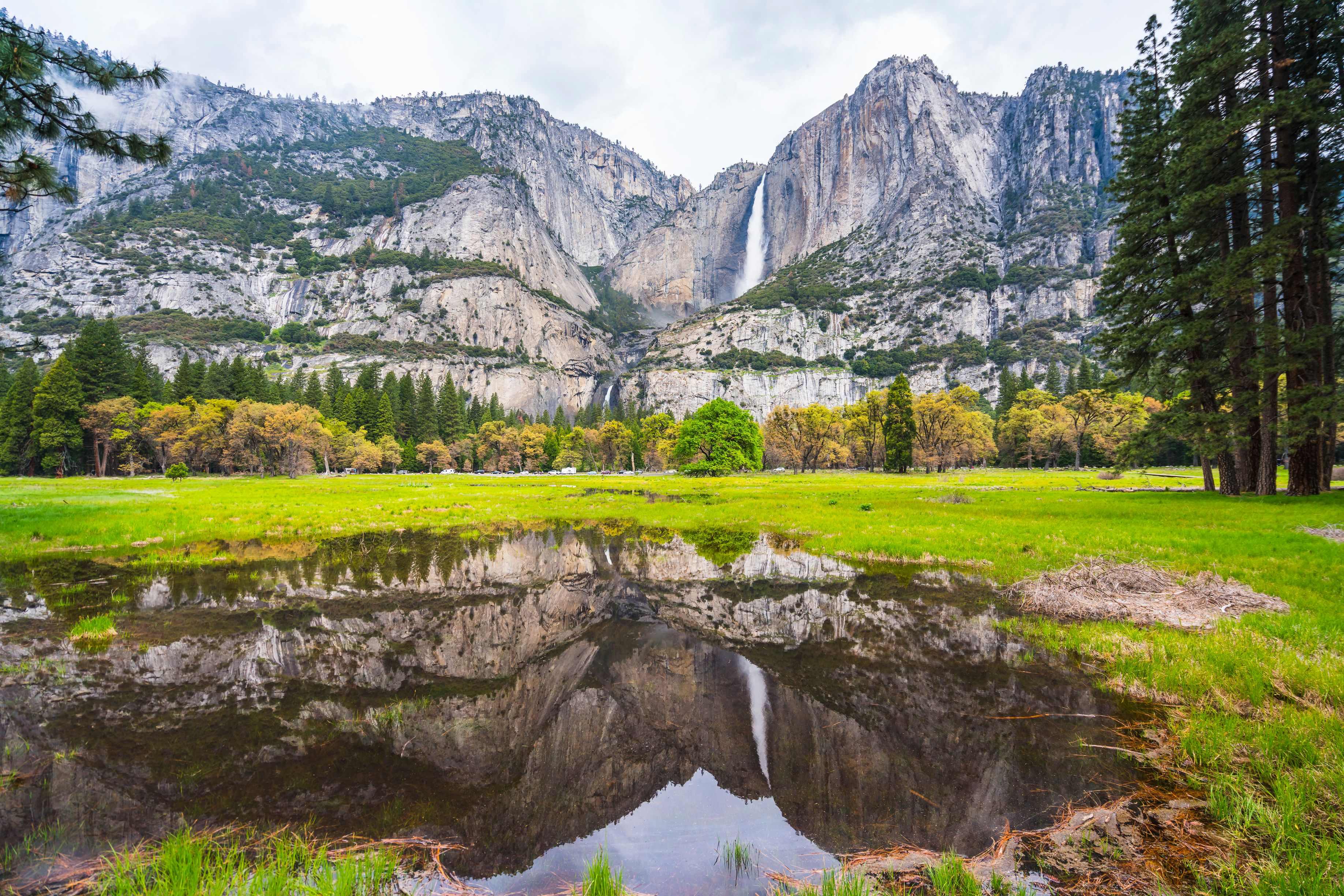 Upper Falls at Yosemite National Park, California, USA