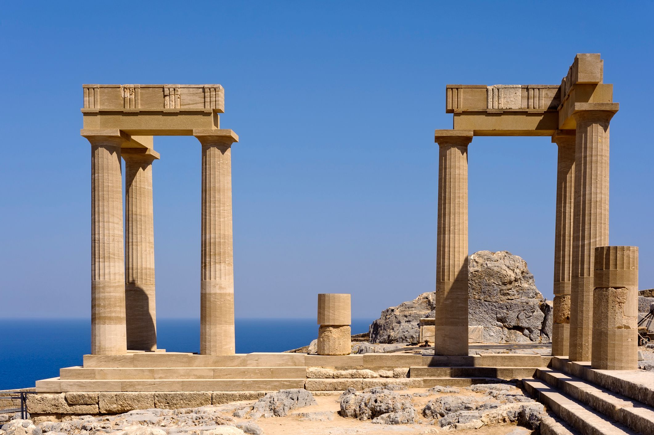 Ancient Greek Temple Ruins