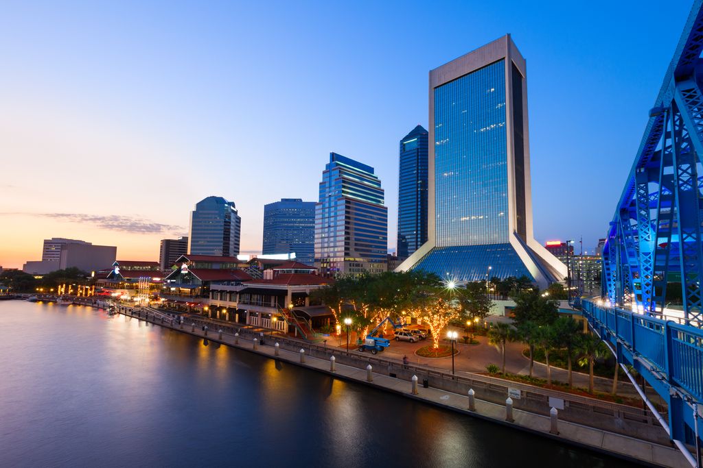 Jacksonville Skyline, Florida, USA