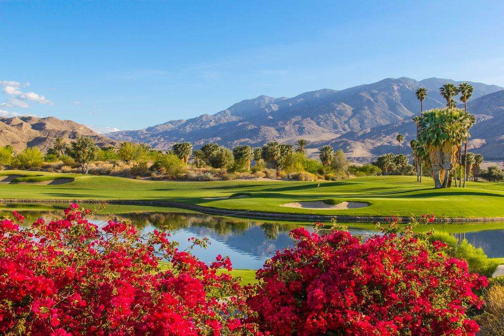 Golf course in Palm Springs, California
