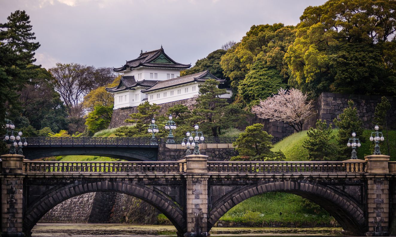 Imperial palace in Tokyo, Japan