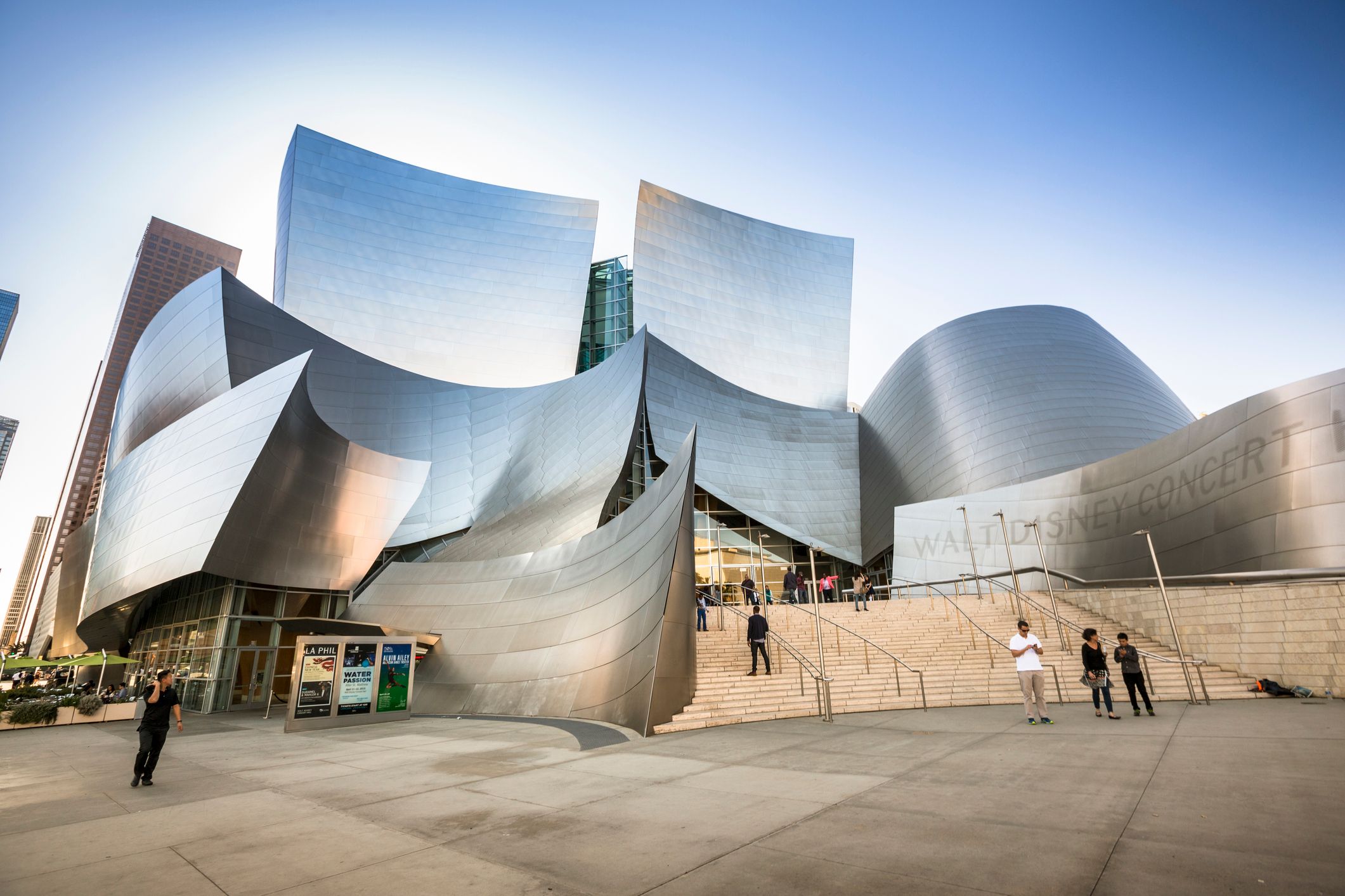 Walt Disney Concert Hall in downtown Los Angeles