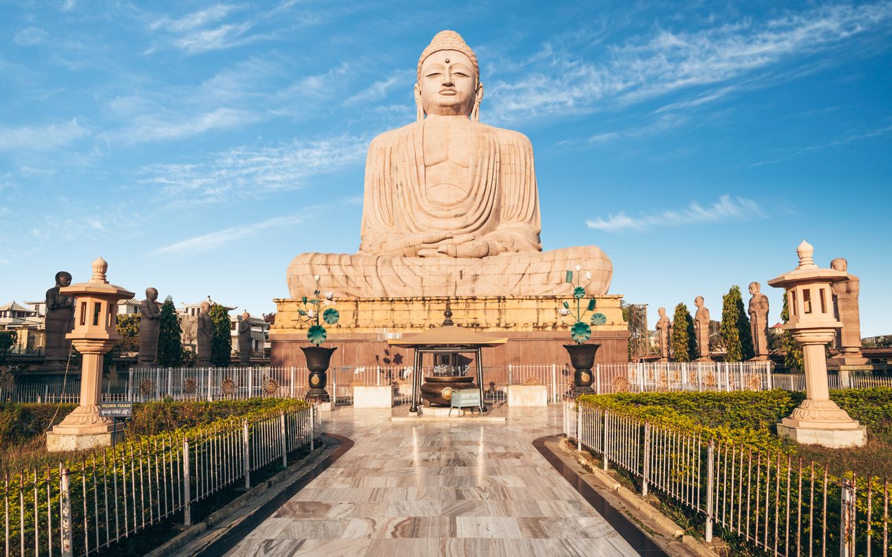 Big statue of Buddha, Bodh Gaya, India