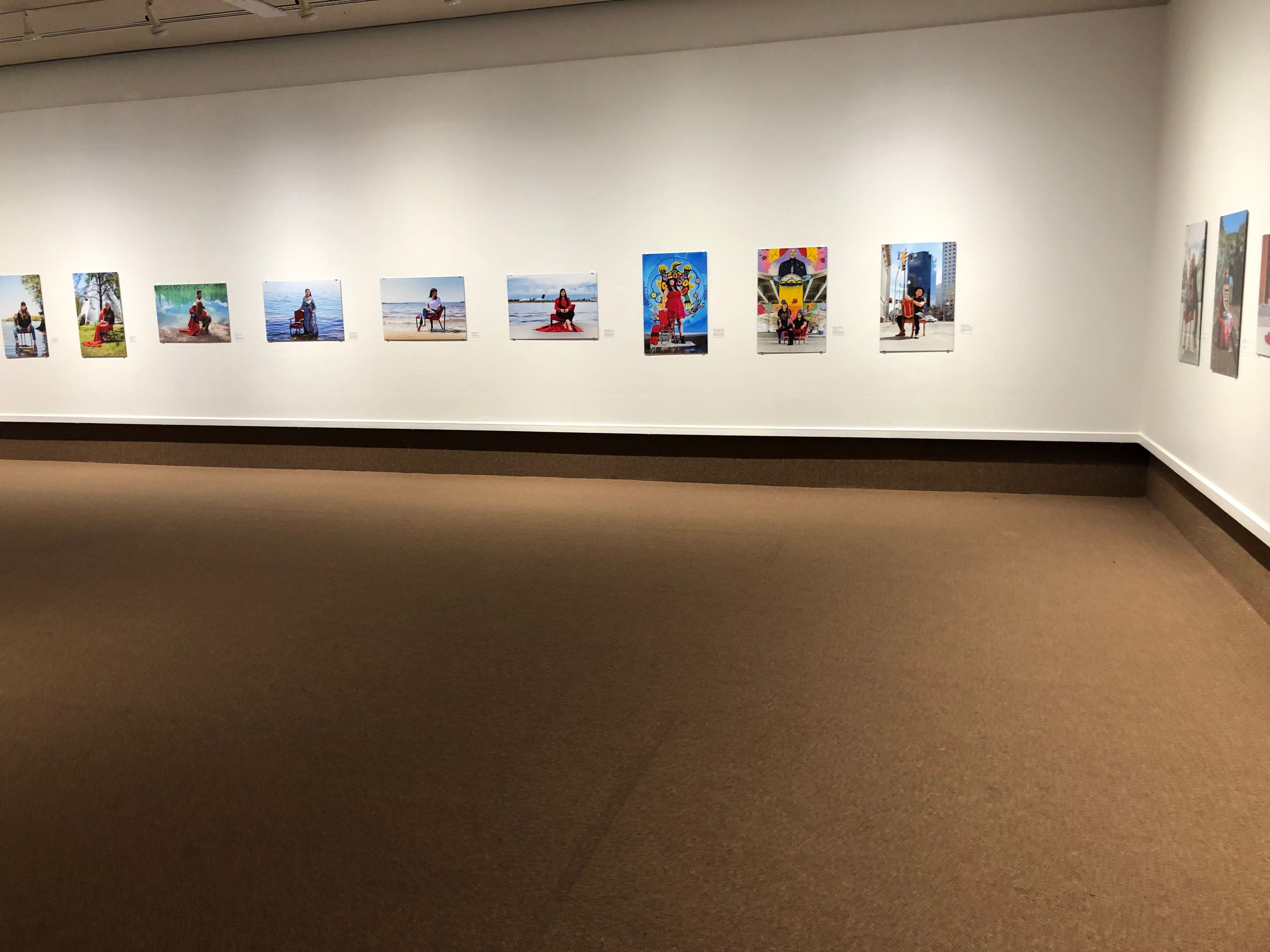 One of the rotating exhibits on display at Thunder Bay Art Gallery.