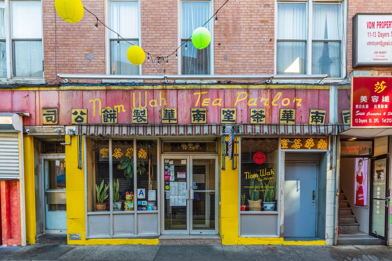 Nom Wah Tea Parlor in Chinatown, NYC