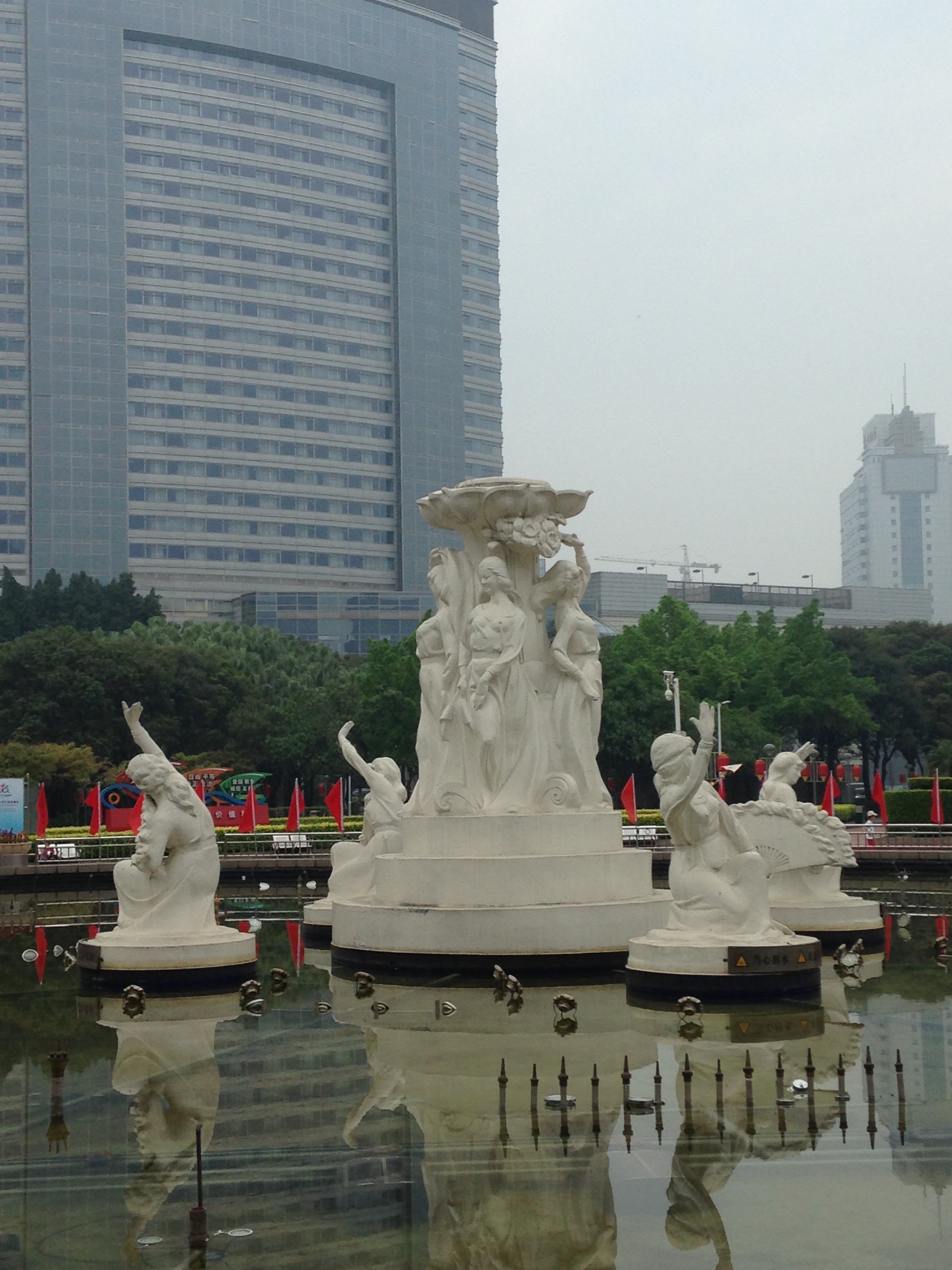 Wuyi Square Fountain in Fuzhou, China