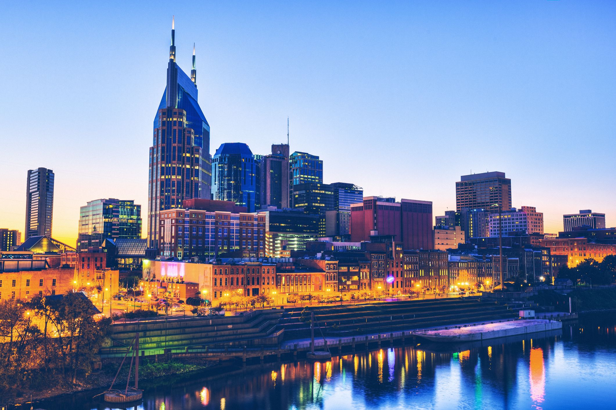 Nashville Skyline at Twilight