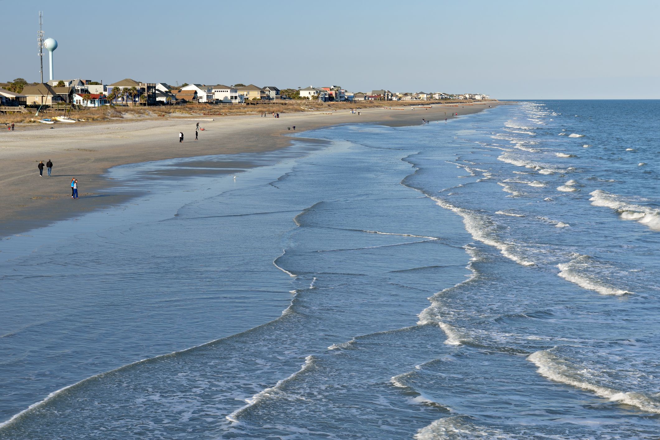 Folly Beach only driving distance from Charleston, South Carolina, USA