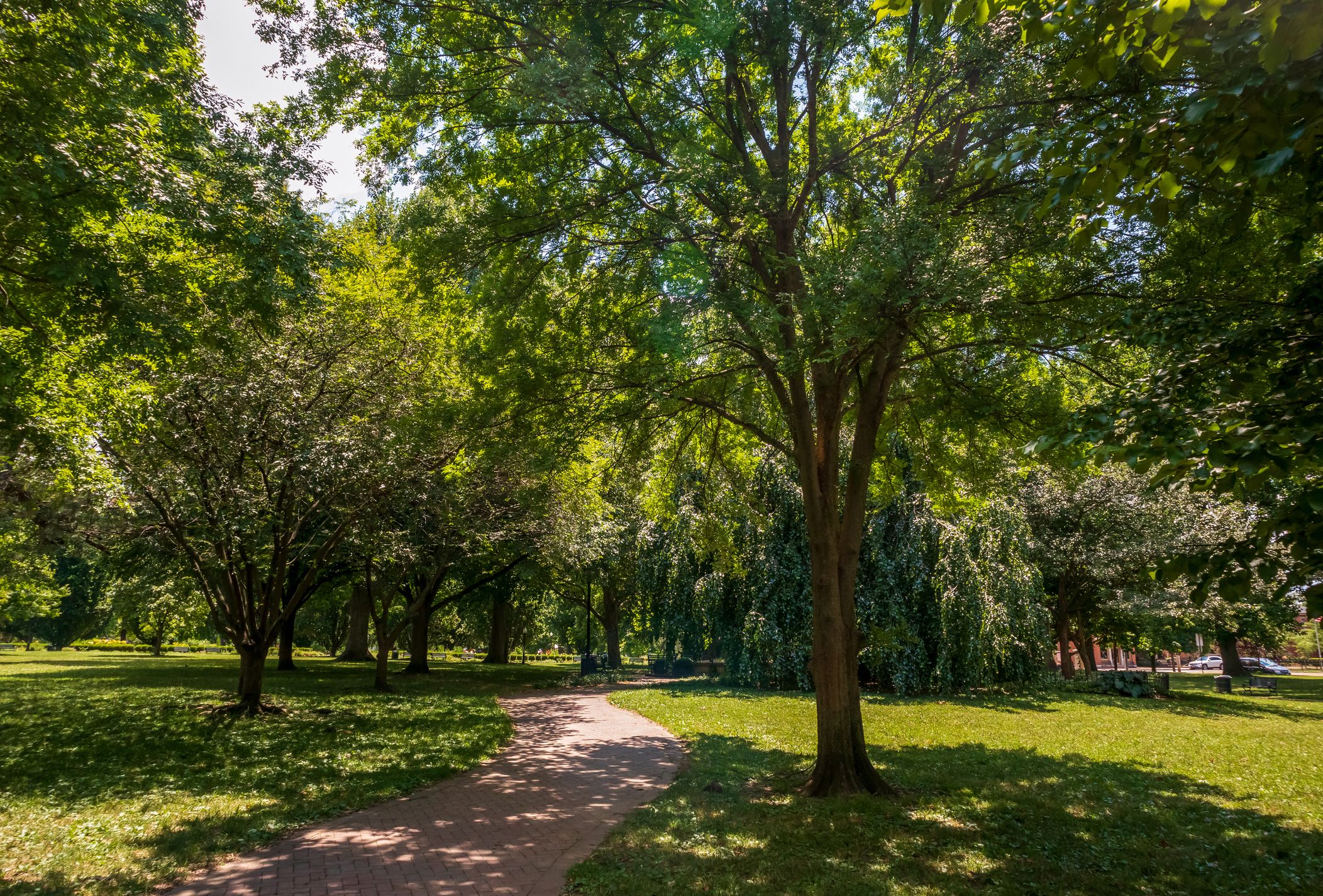 Schiller Park in German Village, Ohio