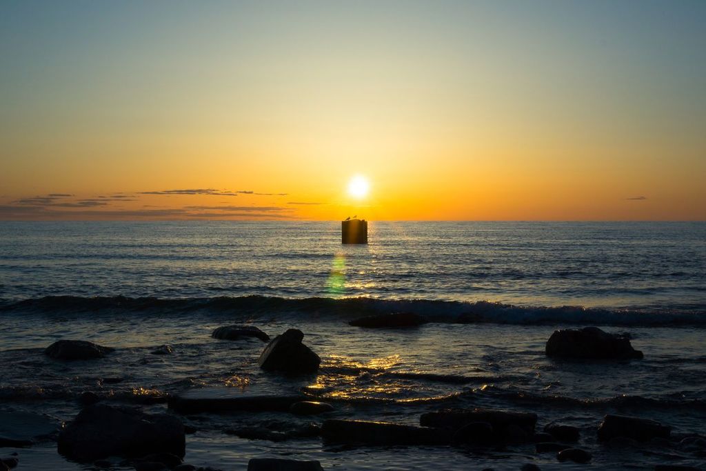 Sunset in Goderich on Lake Huron