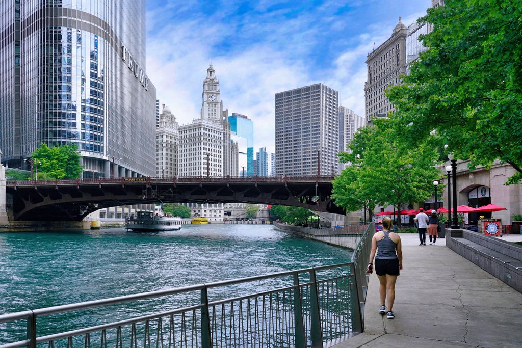 The Chicago Riverwalk