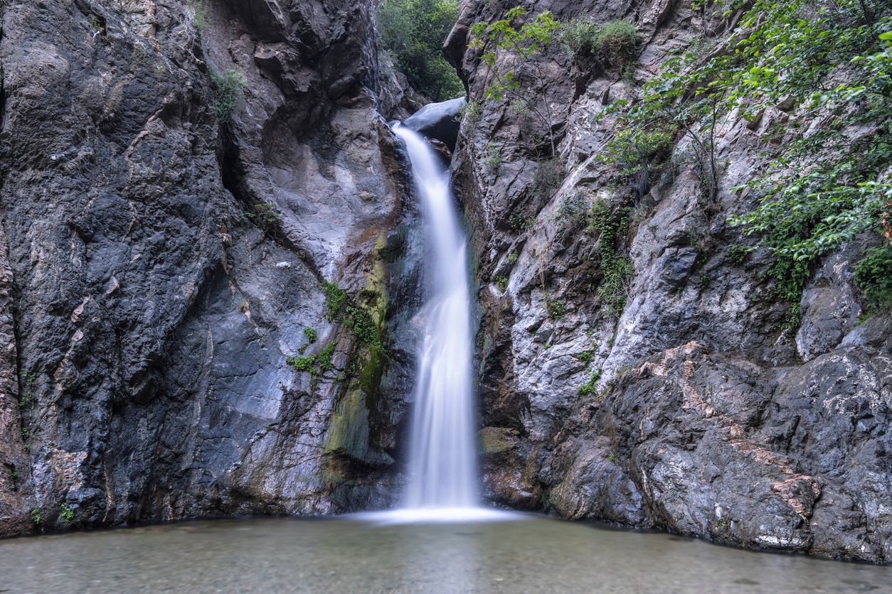 Eaton Canyon Waterfall San Gabriel Mountains California