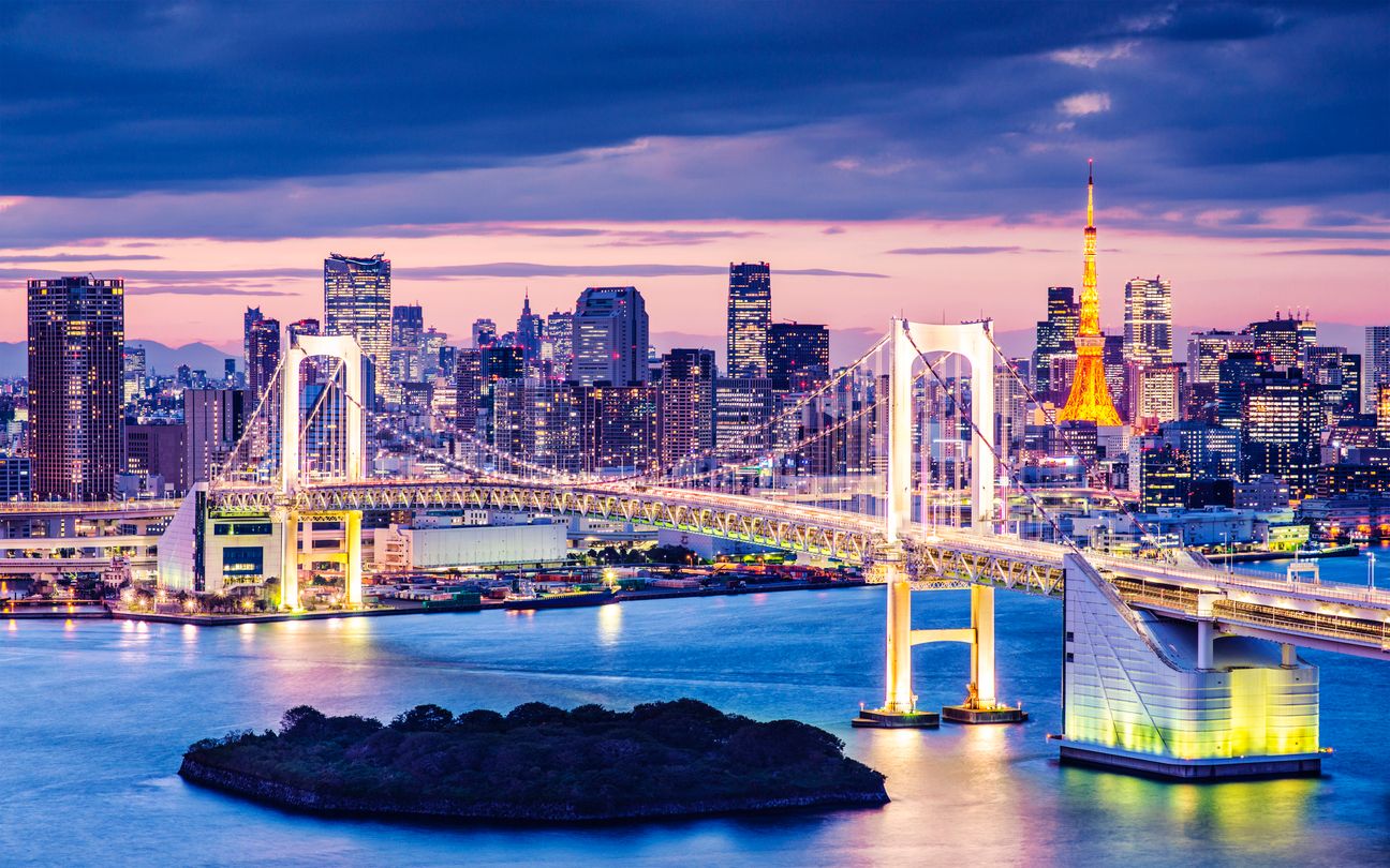 Tokyo Bay at Rainbow Bridge