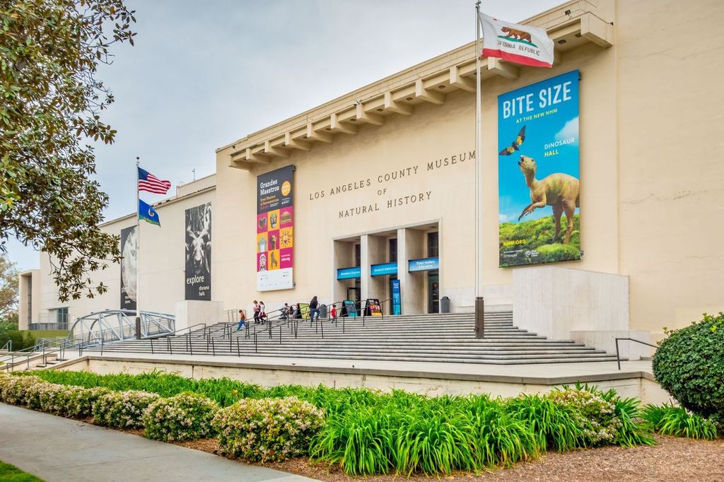 Natural History Museum of Los Angeles County in Los Angeles, California, USA.
