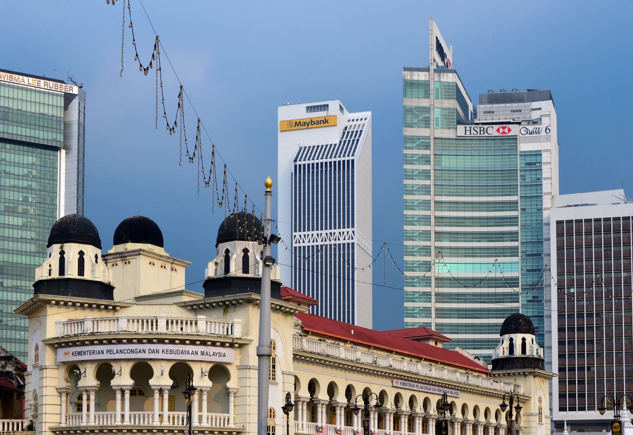 Old High Courts (Wisma Lee Rubber, Maybank and HSBC), Kuala Lumpur, Malaysia