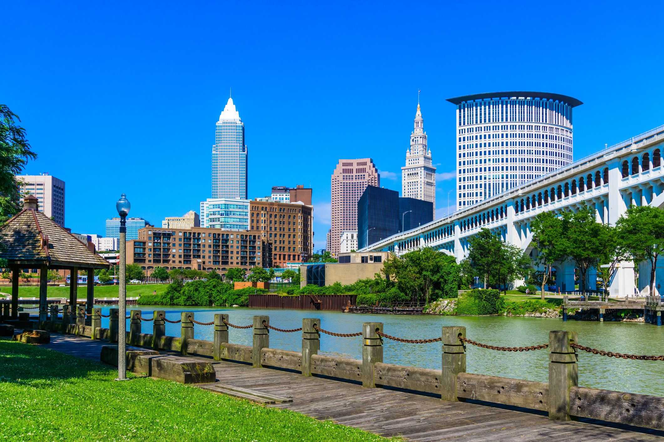 Downtown Cleveland Ohio Skyline