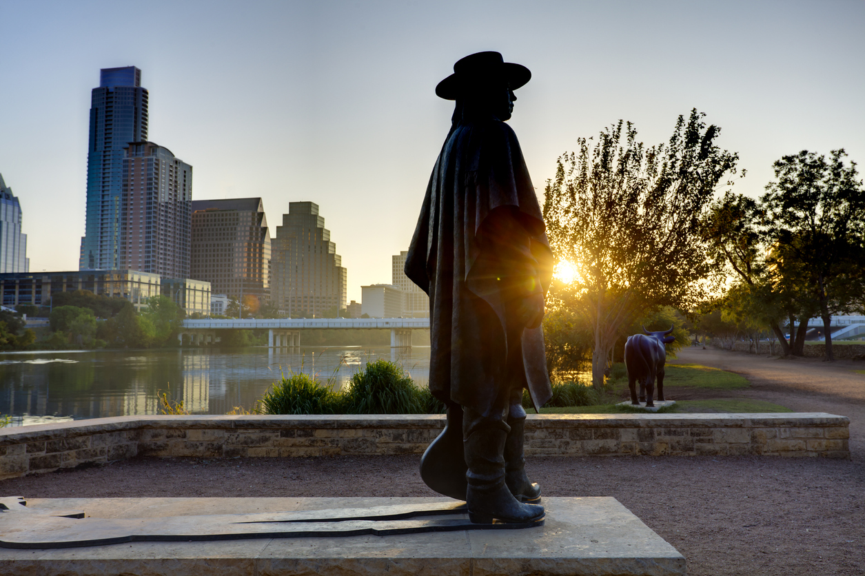 Stevie Ray Vaughan statue