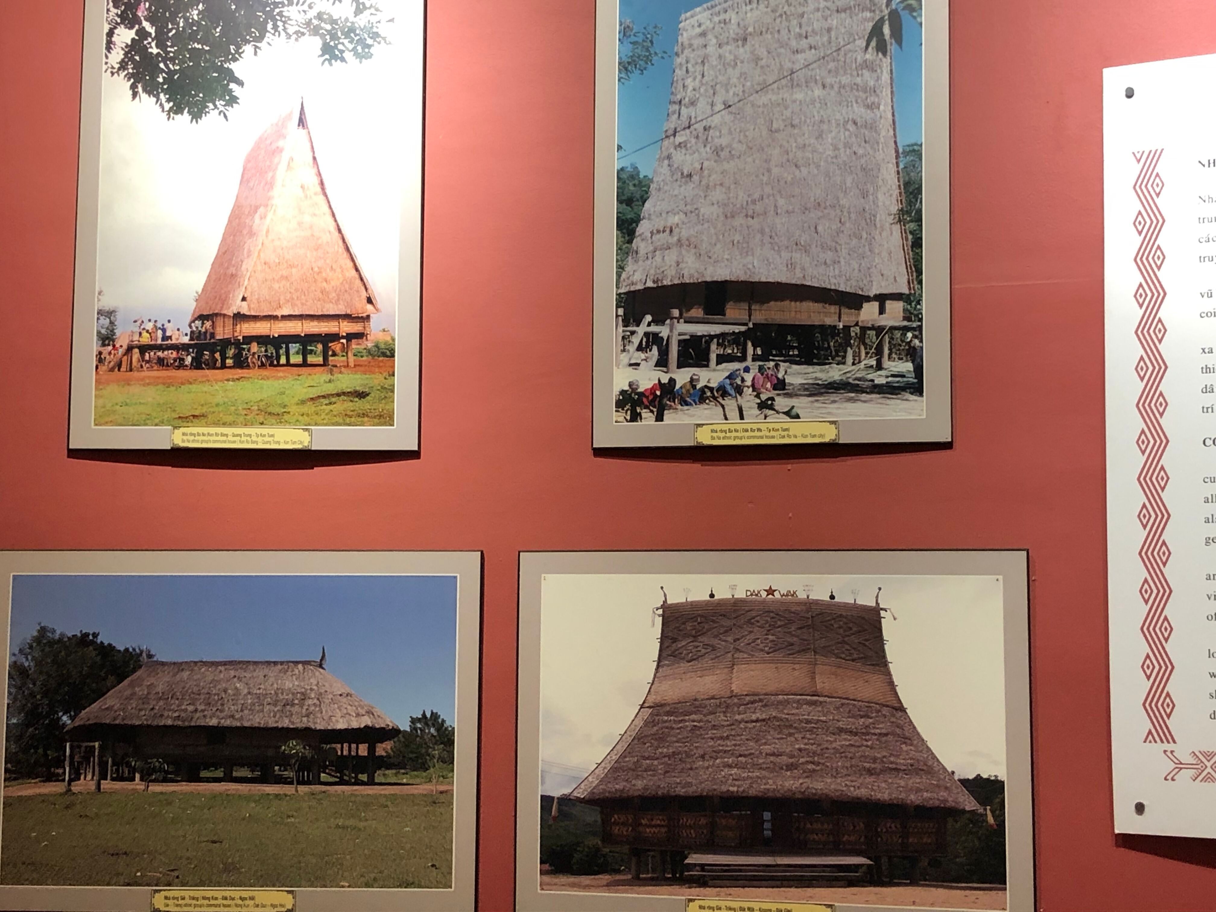 Communal Rong House Pictures at the Kon Tum Museum, Vietnam