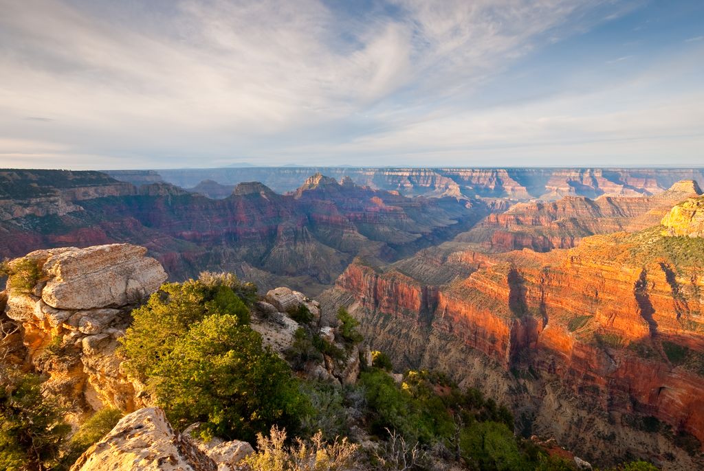 Bright Angel Canyon at Sunrise