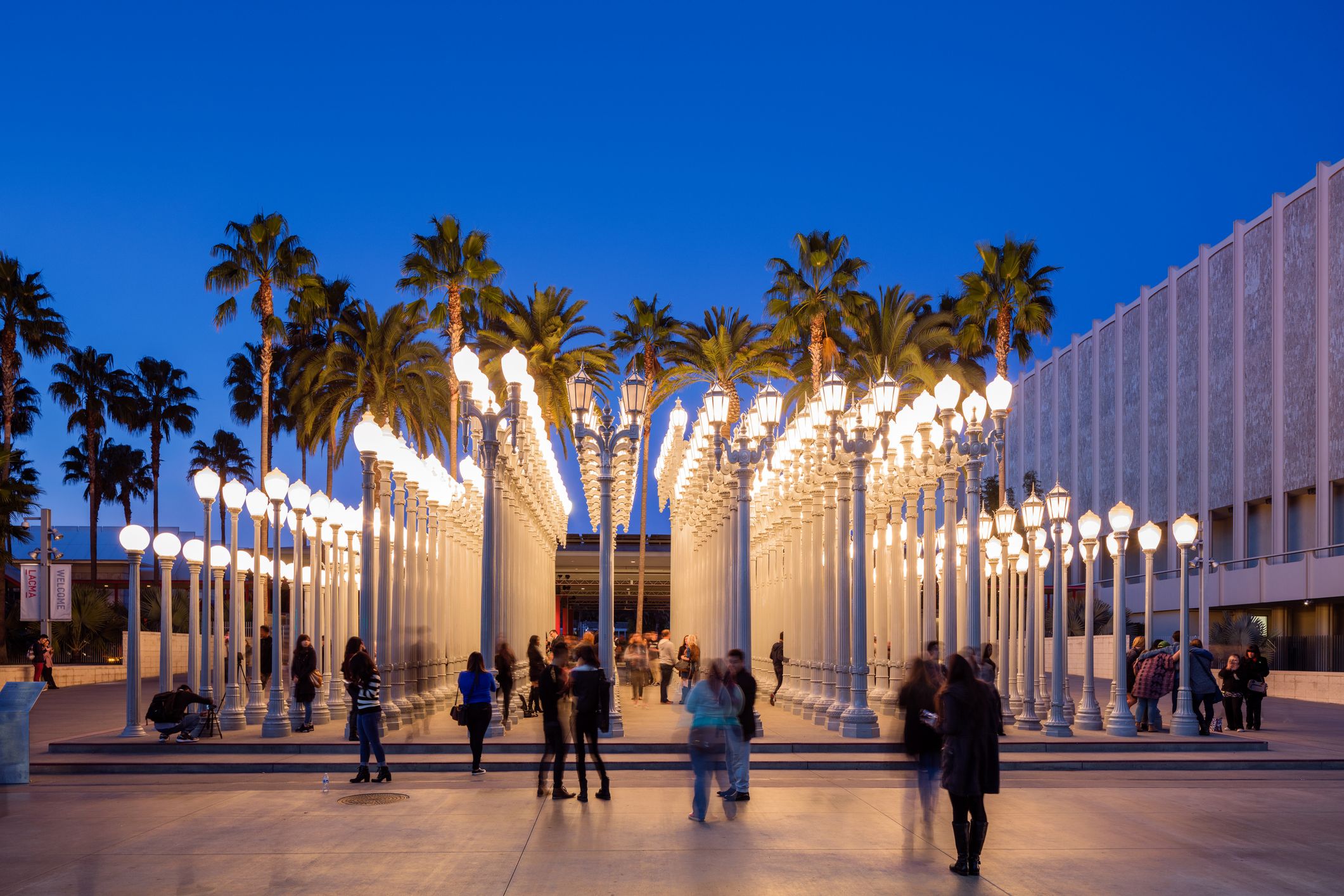 Urban Light by Chris Burden at LACMA
