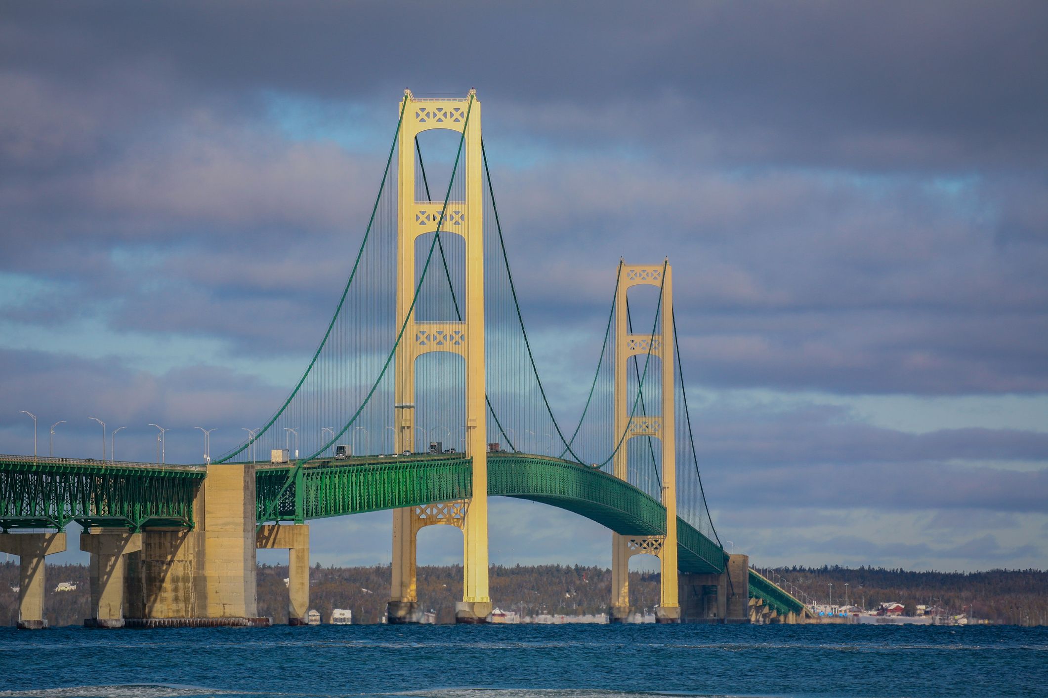Mackinaw bridge in Michigan