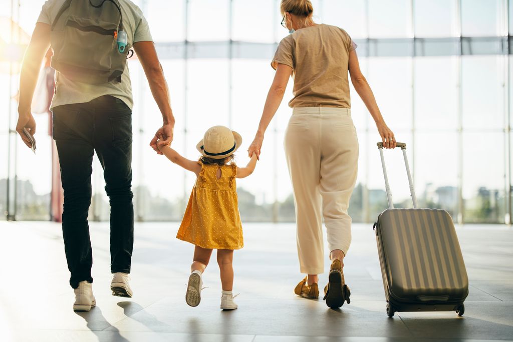 Family Having Fun Traveling Together