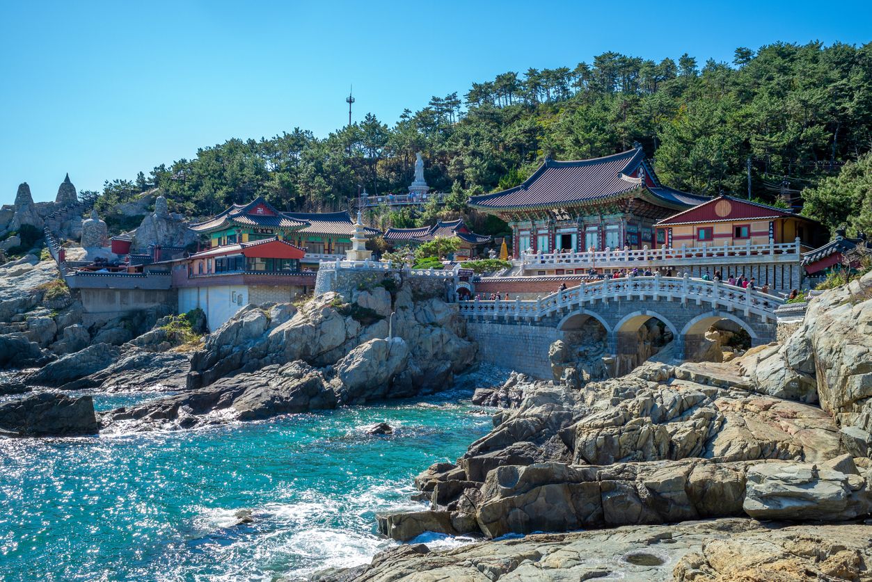 Haedong Yonggung temple in Busan, South Korea