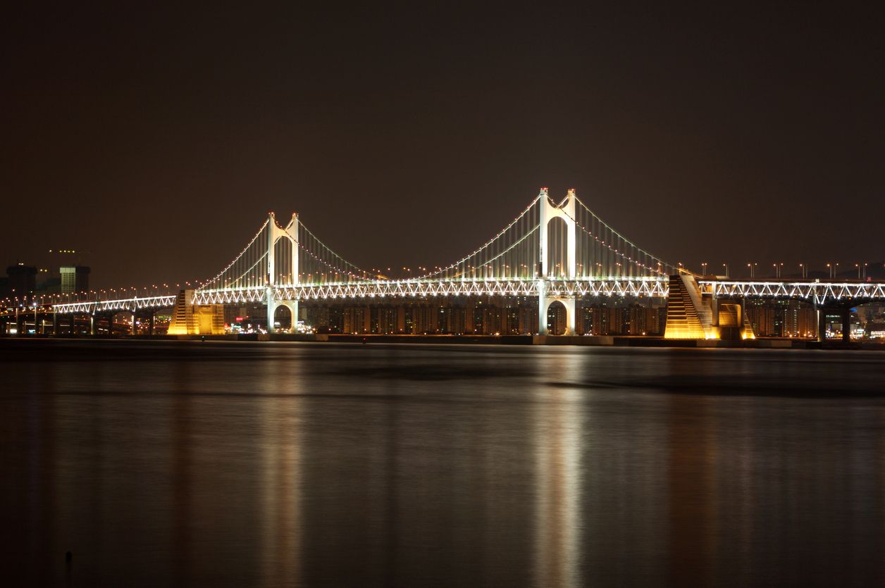 Kwang-An Bridge in Busan South Korea