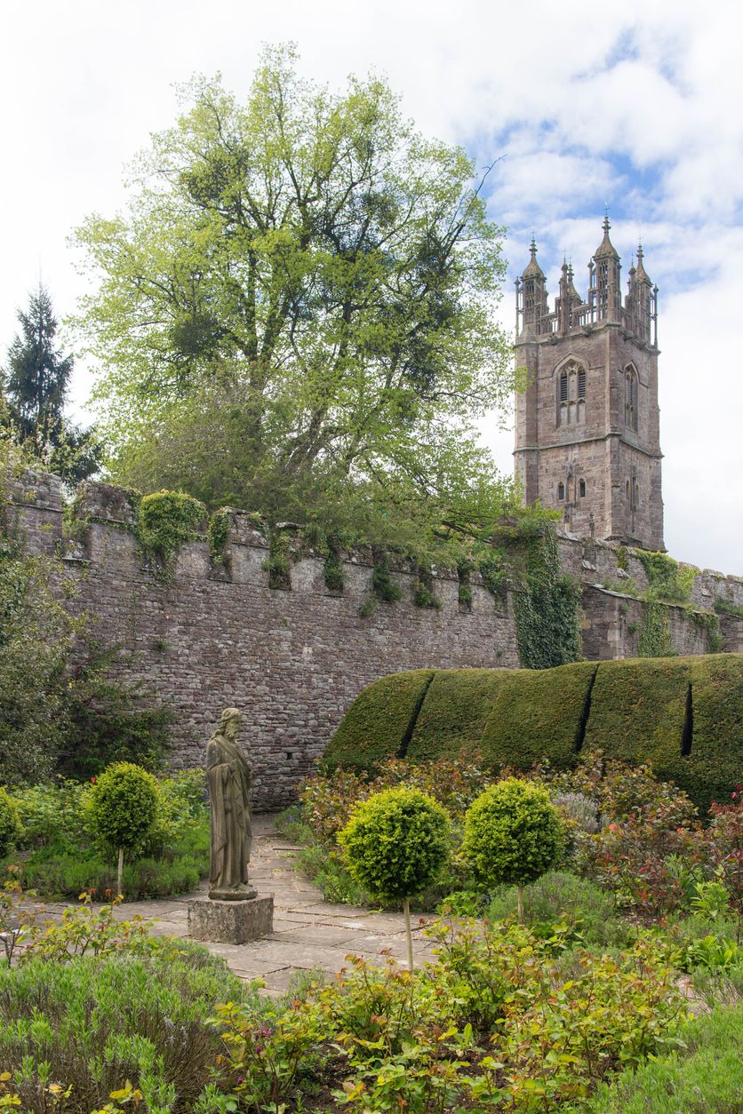 Church of St Mary next to Thornbury Castle, one of the more unique vacation ideas under $10,000