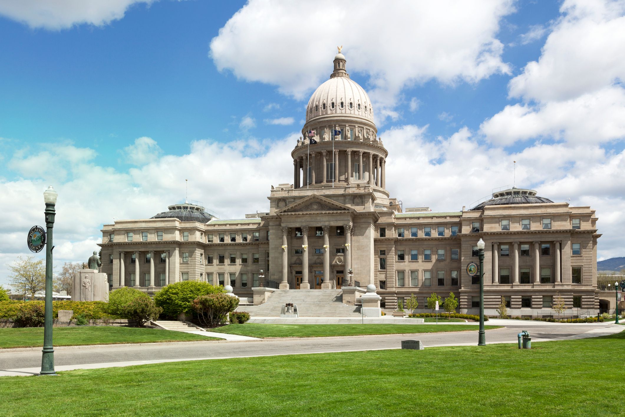 The Idaho State Capitol located in the City of Boise