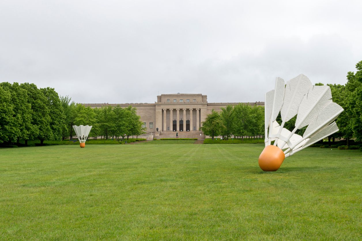 South Side of the Nelson-Atkins Museum of Art in Kansas City Missouri 