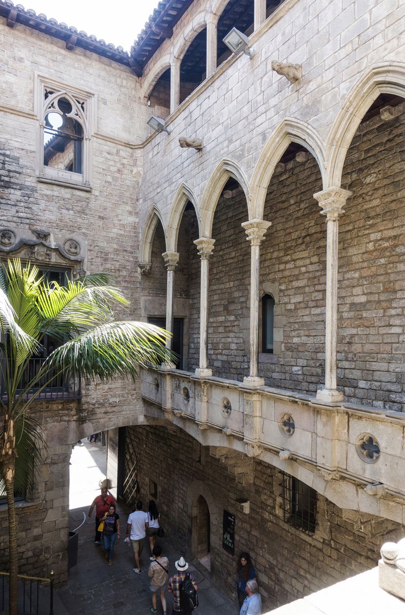 Detail from the Picasso Museum in Barcelona, Spain
