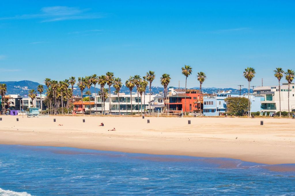 Venice Beach in Los Angeles California USA.