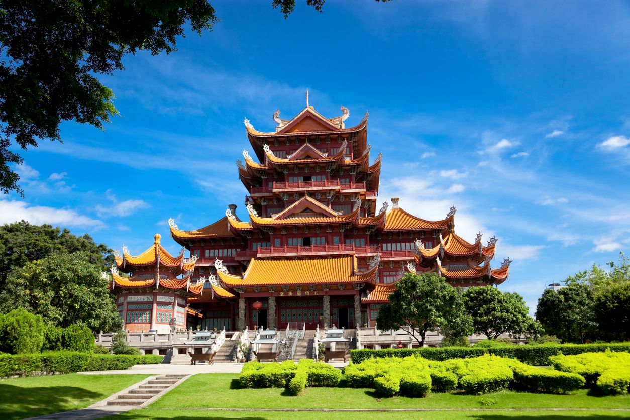 Temple of Xichan in Fuzhou, China