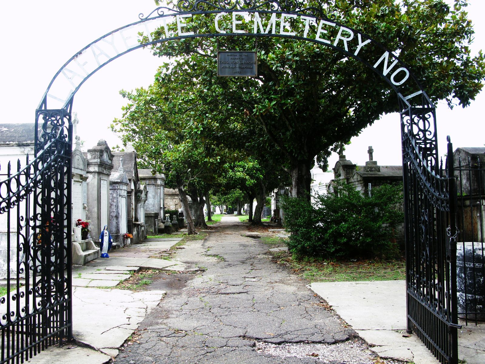 Lafayette Cemetery Entrance Gate, New Orleans, Louisiana