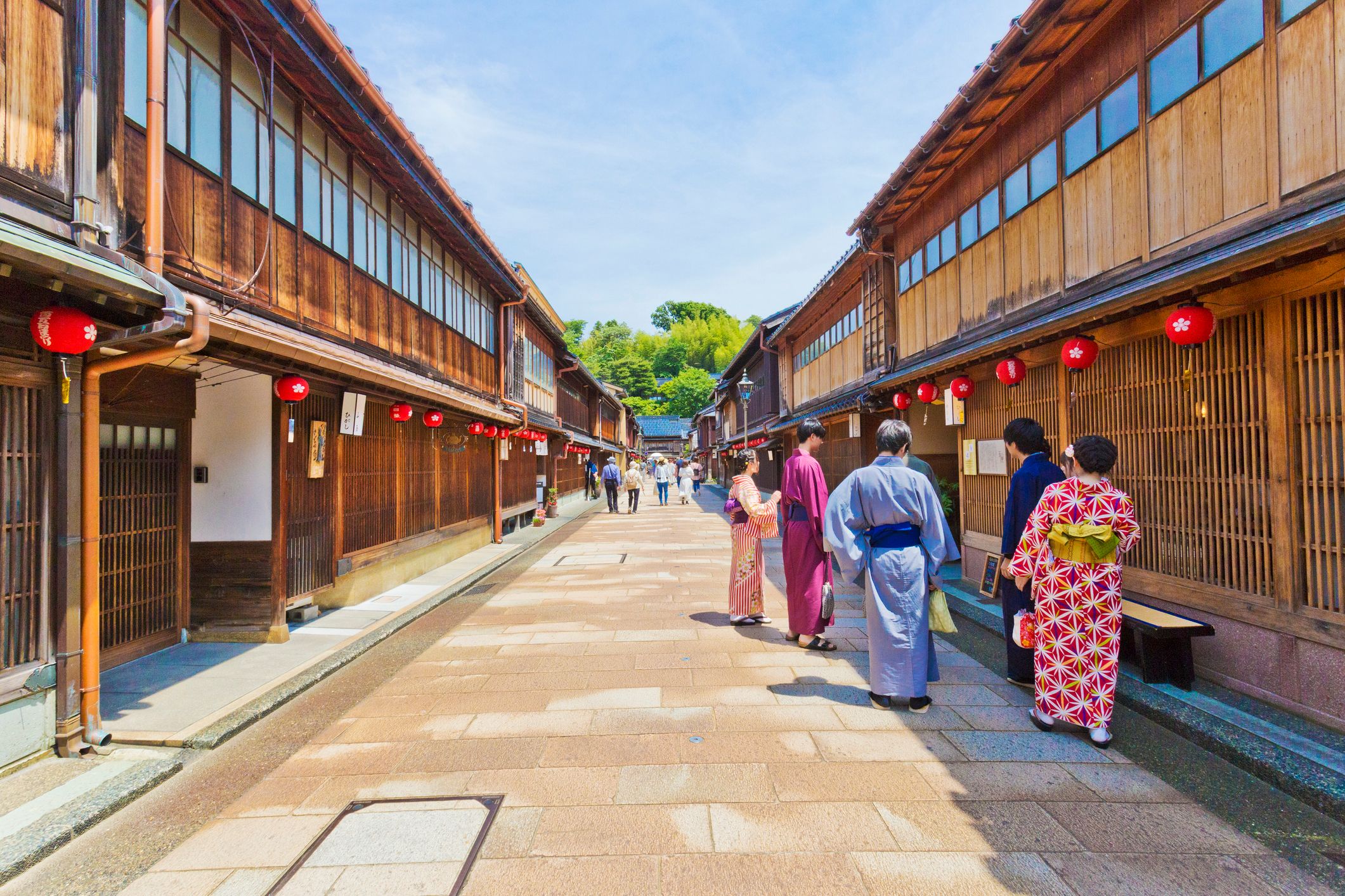 Higashi Chaya Districts, a Historic Streets of Kanazawa, Japan