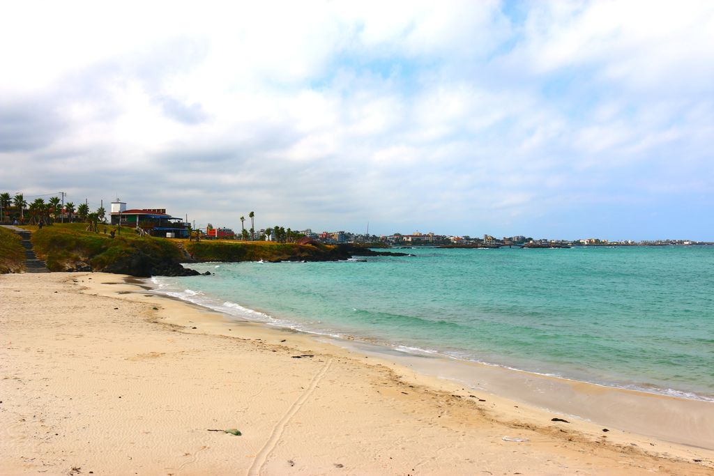 Hamdeok beach in Jeju, Korea.