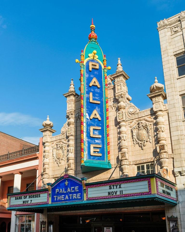 Exterior of the Louisville Palace theatre in Louisville