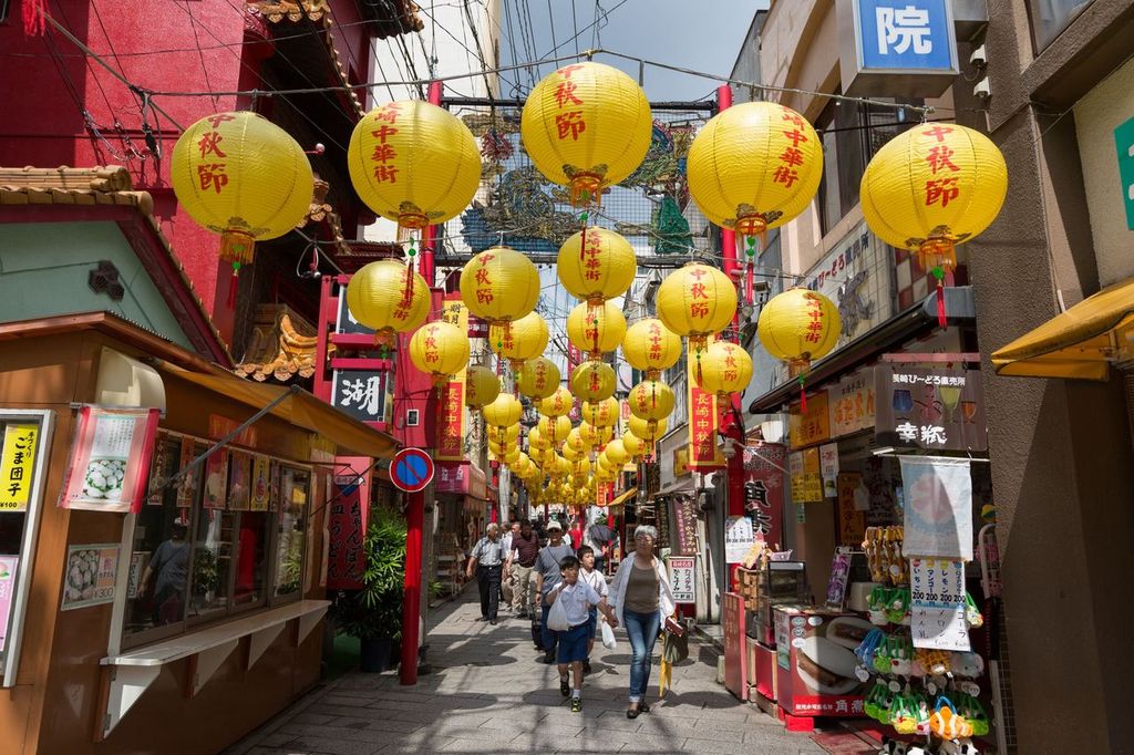 Nagasaki Chinatown in Japan