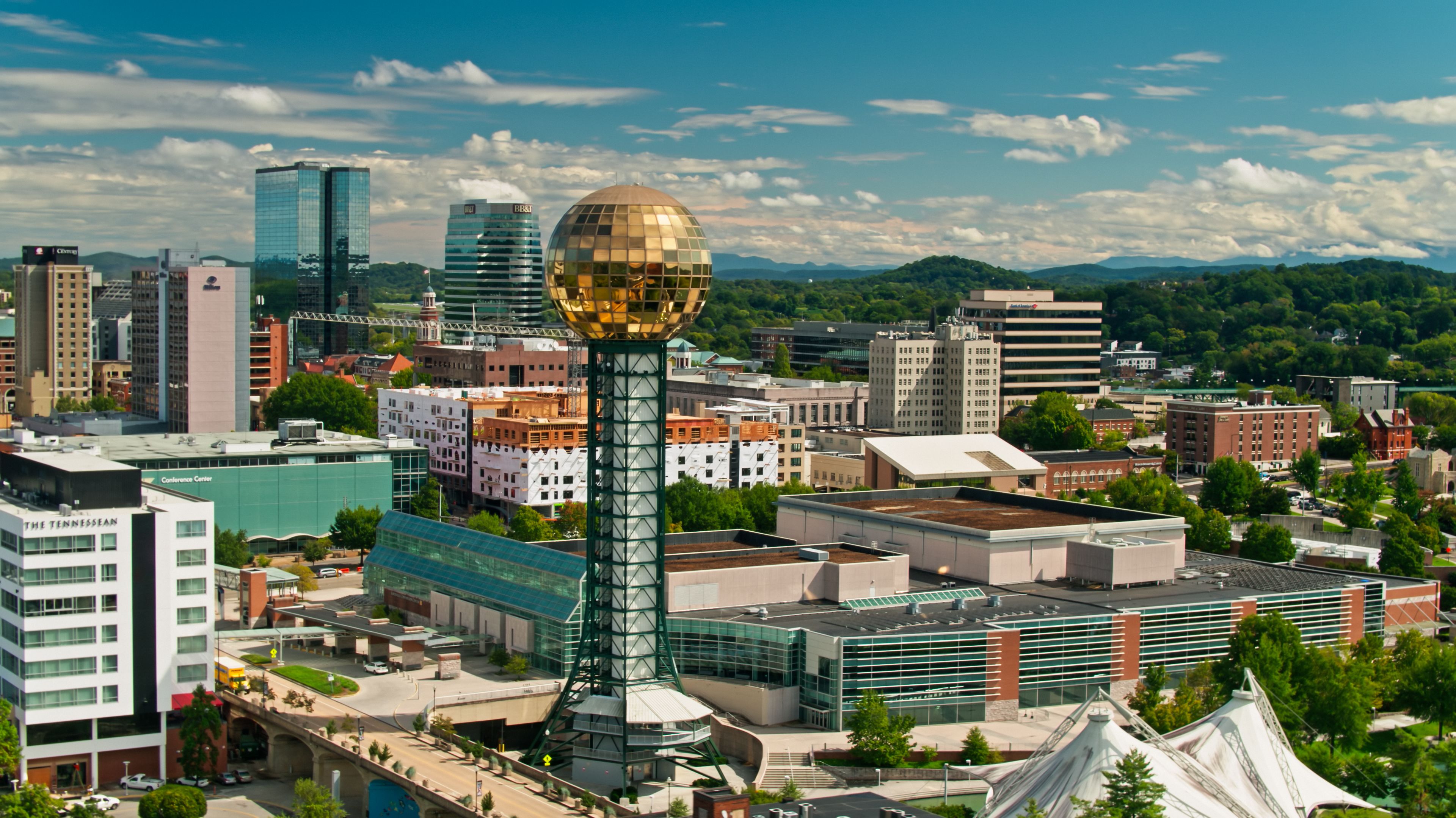 The Sunsphere and Downtown Knoxville