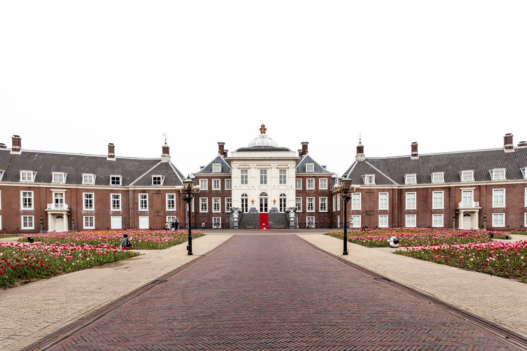 The Palace Huis Ten Bosch is located at Huis Ten Bosch theme park with Dutch landscape in Sasebo, Nagasaki, Japan.
