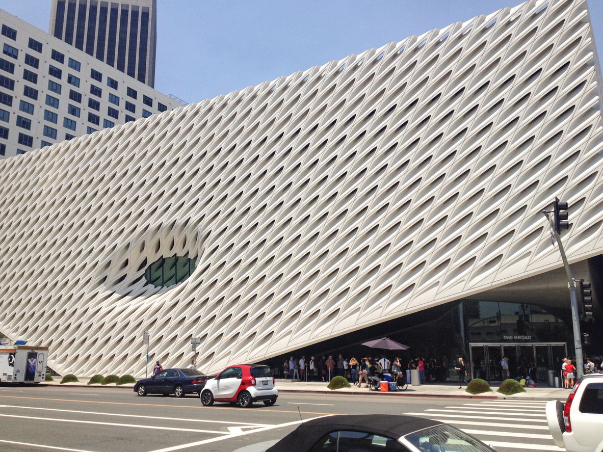 The Broad, a contemporary art museum in Los Angeles