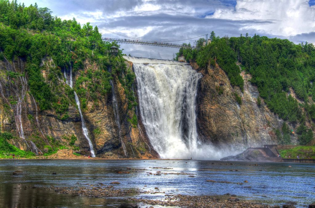 Montmorency Falls, Quebec City, Canada.