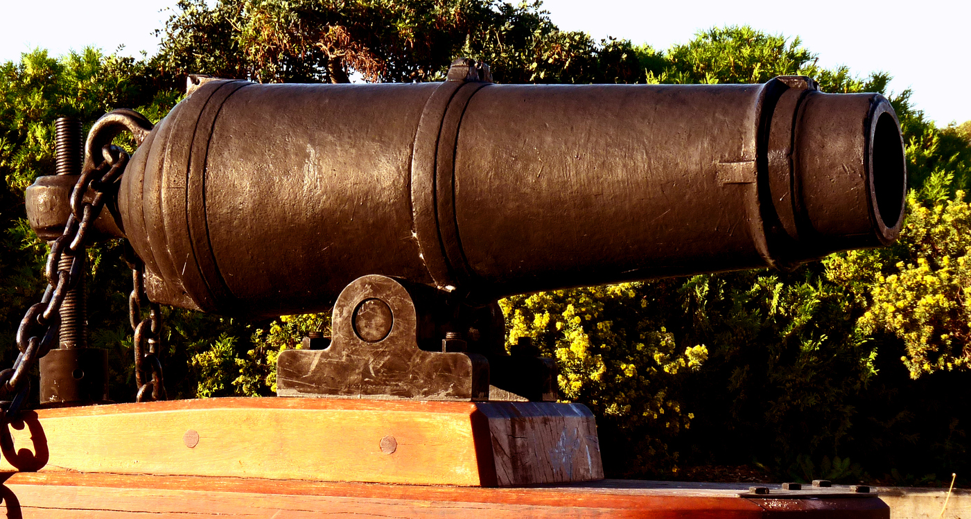 British naval carronade, circa early1800's, Thunder Bay, Ontario