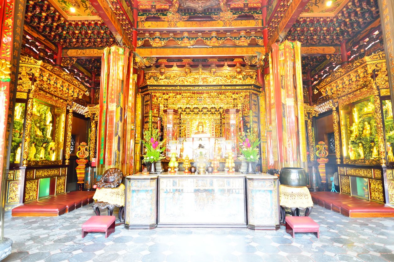 Mengjia Longshan Temple in Taipei, Taiwan