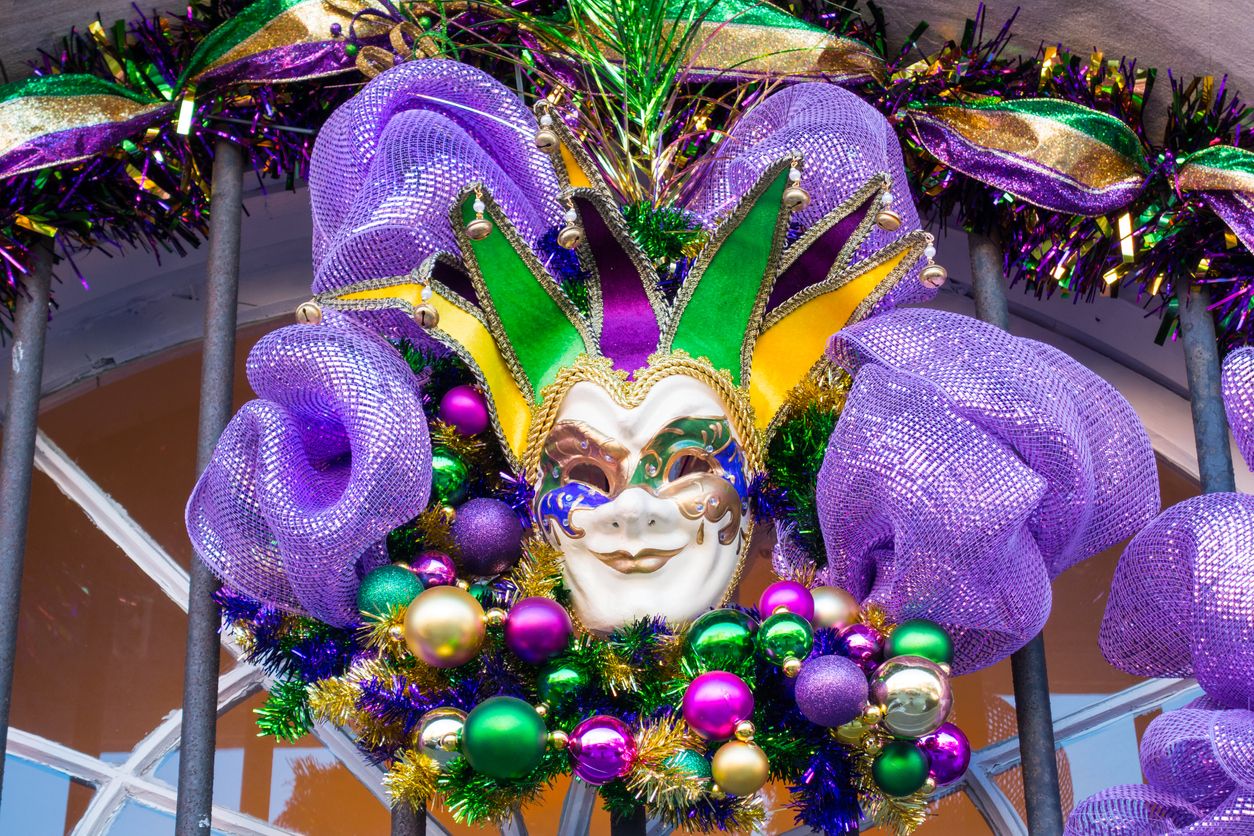 Mardi Gras Mask in New Orleans